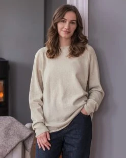 Geelong Slouch Crew Neck Sweater -Wear Luxe Shop 147619