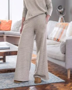 Organic Cotton Wide Leg Joggers