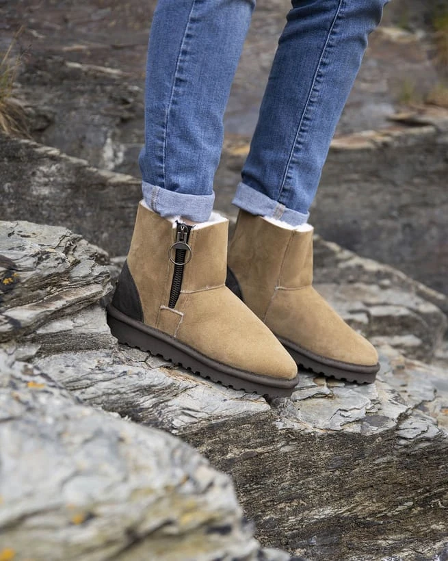 Aviator Shearling Shortie Boots 4 Aviator Shearling Shortie Boots - Image 4