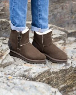Aviator Shearling Shortie Boots