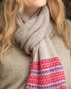 Lambswool Fair Isle Scarf