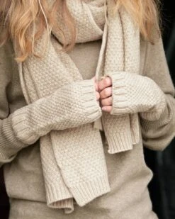 Lambswool Fingerless Mittens