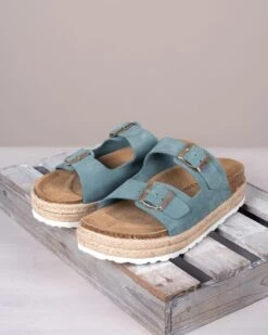 Double Buckle Sandals -Wear Luxe Shop 79031