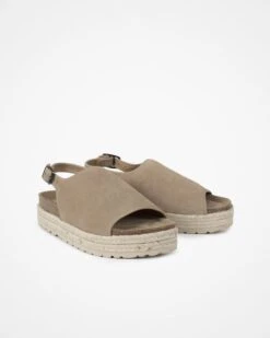 Sling Back Flatform Sandals -Wear Luxe Shop 79370