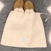 Organic Cotton Slipper Bag