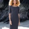 Linen/Cotton Knee Length Dress