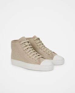 Canvas High Top Sneakers -Wear Luxe Shop 92183