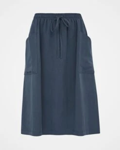 Lyocell/Linen Skirt -Wear Luxe Shop 92353