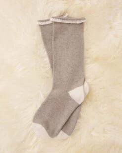 Ladies Pure Cashmere Lounge Socks