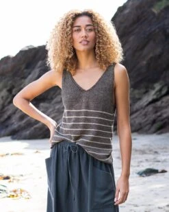 Linen/Cotton Vest Top -Wear Luxe Shop 99241 1